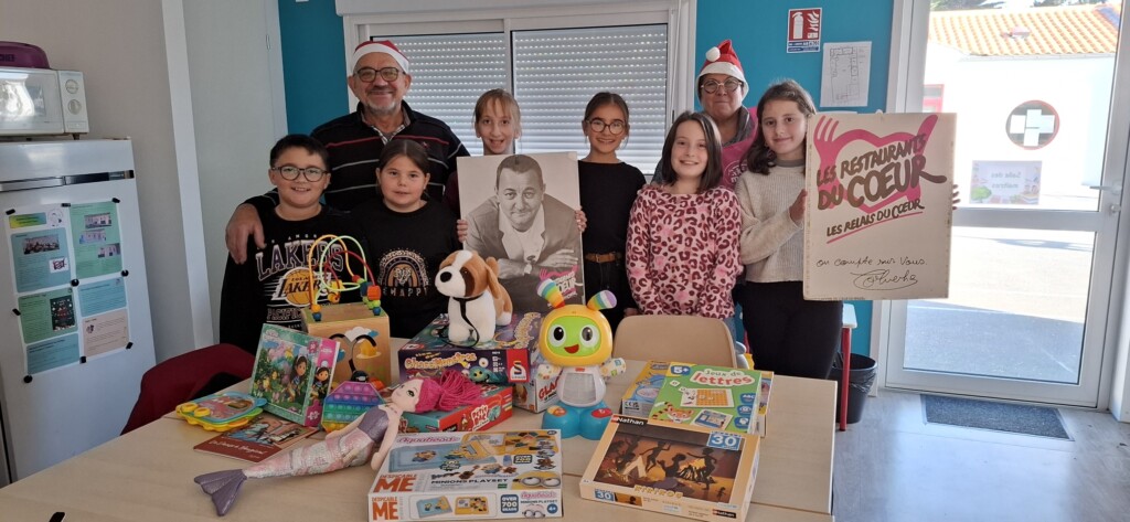 action solidaire avec les Restos du coeur