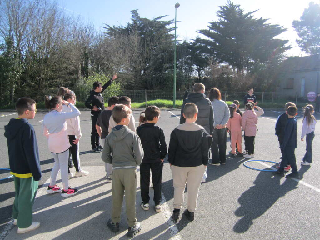 journée sport avec les terminales de la MFR de Machecoul